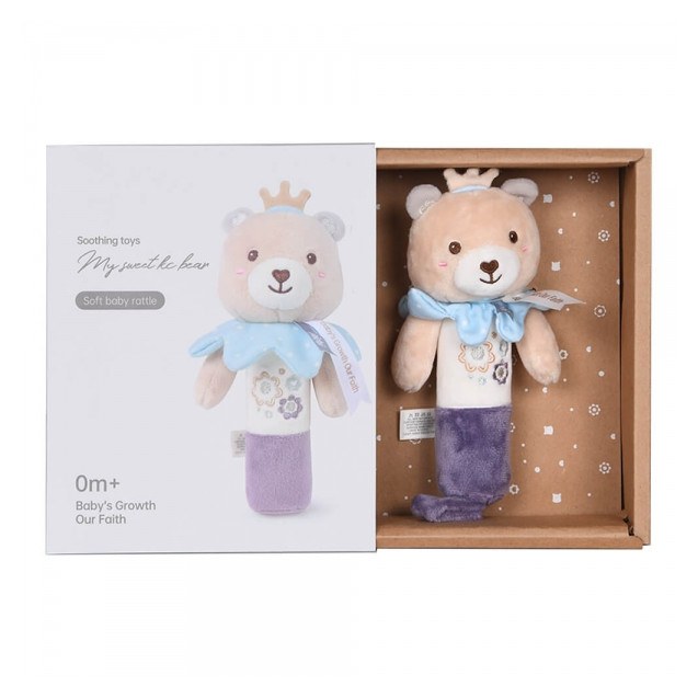 Μαλακή Κουδουνίστρα Bebe Stars Teddy Flower...
