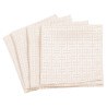 Σετ Πετσέτες Φαγητού 4 Τεμαχίων Greenwich Polo Club 3009 Ivory 40x40
