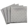 Σετ Πετσέτες Φαγητού 4 Τεμαχίων Greenwich Polo Club 3005 Grey 40x40