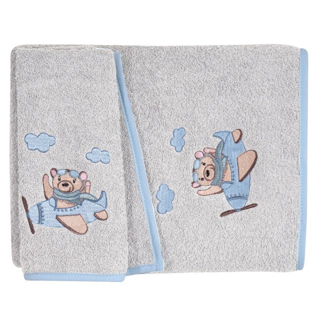 Σετ Βρεφικές Πετσέτες 2 Τεμαχίων Greenwich Polo...