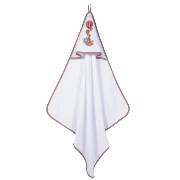 Βρεφική Κάπα Greenwich Polo Club 8850 White-Coffee Brown...