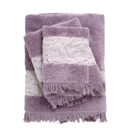 Σετ Πετσέτες 3 Τεμαχίων Das Home 0744 Lilac