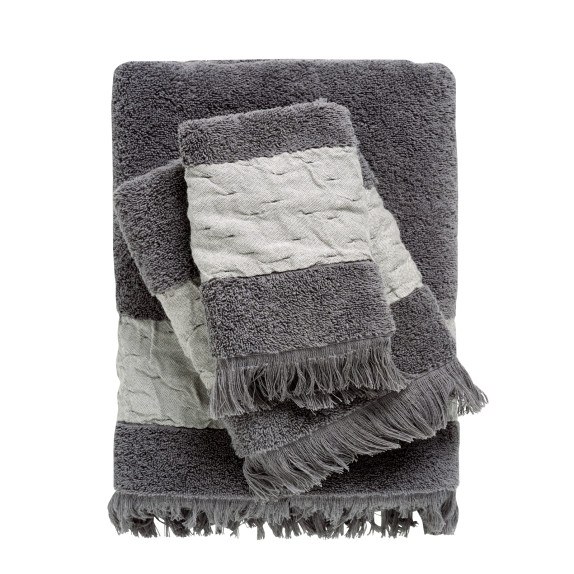 Σετ Πετσέτες 3 Τεμαχίων Das Home 0746 Dark Grey