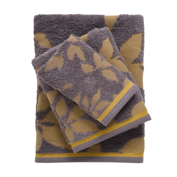 Σετ Πετσέτες 3 Τεμαχίων Das Home 0754 Antrakite-Yellow