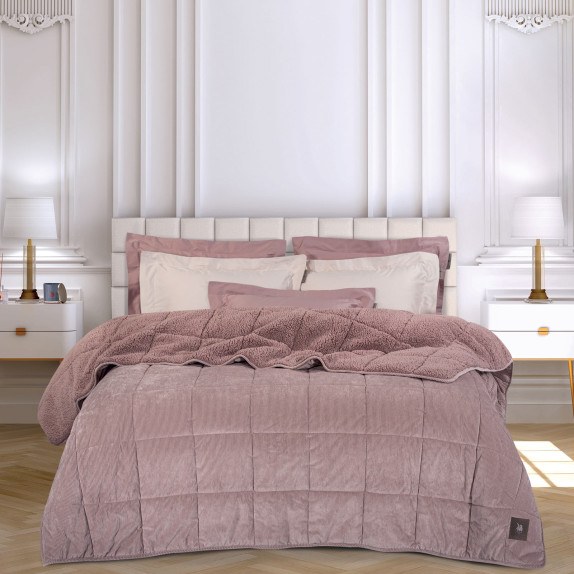 Κουβερτοπάπλωμα Υπέρδιπλο με Γούνα Sherpa Greenwich Polo...