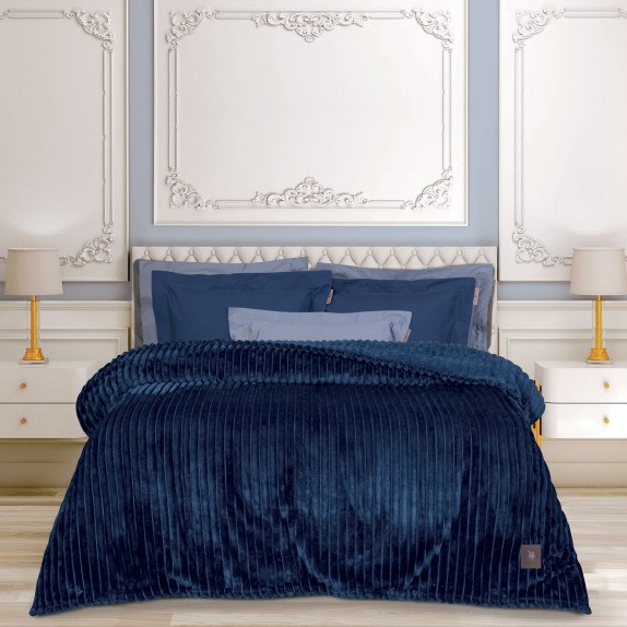 Κουβέρτα Fleece Υπέρδιπλη Greenwich Polo Club 3487 Blue...