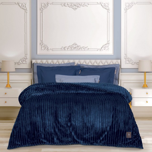 Κουβέρτα Fleece Υπέρδιπλη Greenwich Polo Club...