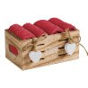 Σετ Λαβέτες 4 Τεμαχίων Das Home 4009 Red 30x30