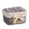 Σετ Λαβέτες 4 Τεμαχίων Das Home 4001 Grey 30x30
