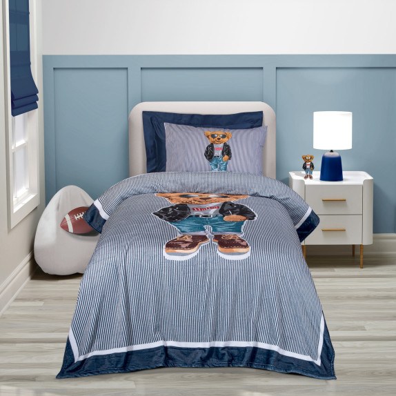 Παιδική Κουβέρτα Fleece Μονή Greenwich Polo Club 8838...