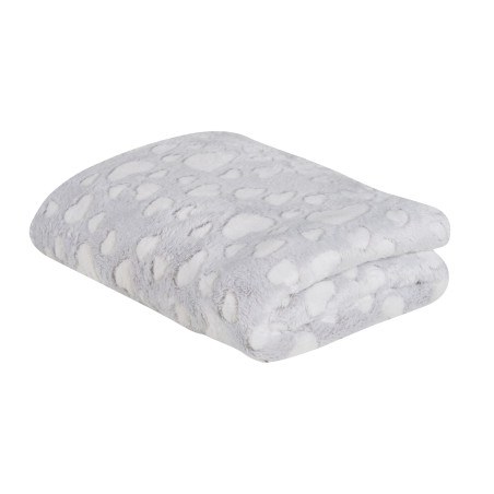 Κουβέρτα Fleece Αγκαλιάς Das Home 4909 Light Grey 75x100