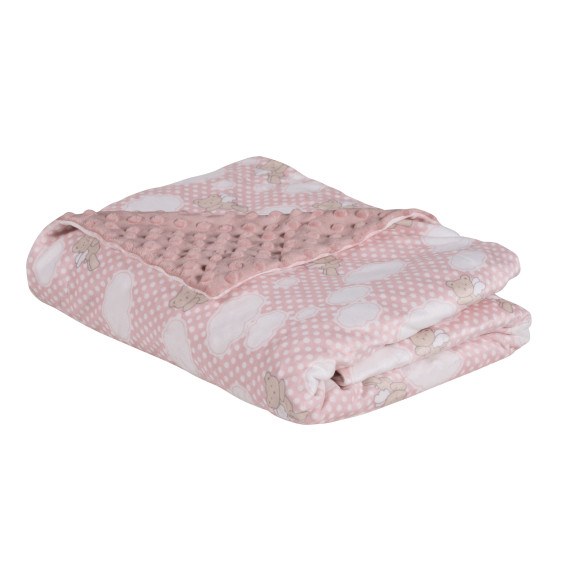 Κουβέρτα Fleece Αγκαλιάς Das Home 4902 Pink 75x100