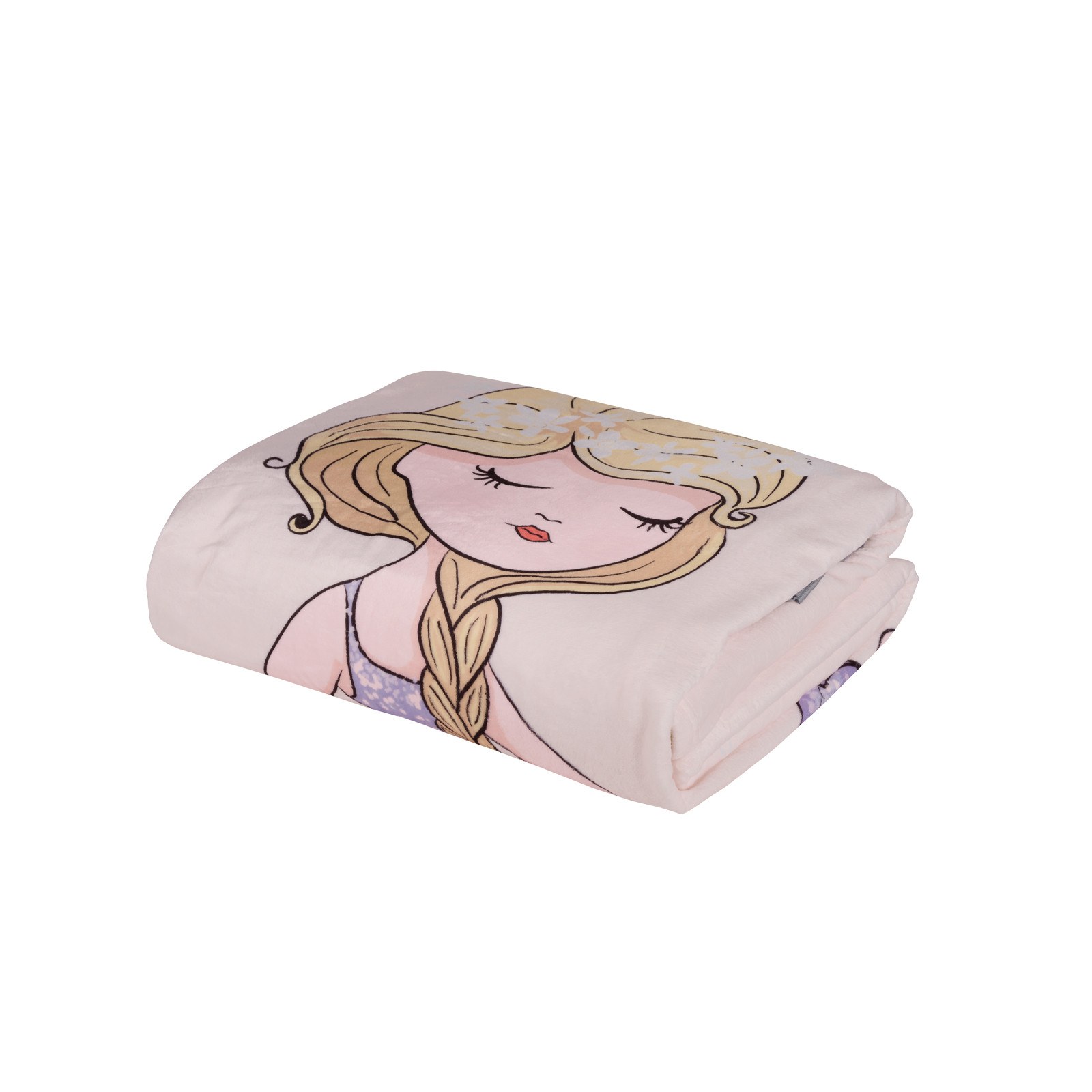 Κουβέρτα Fleece Κούνιας Das Home 4913 Pink-Lilac 110x150