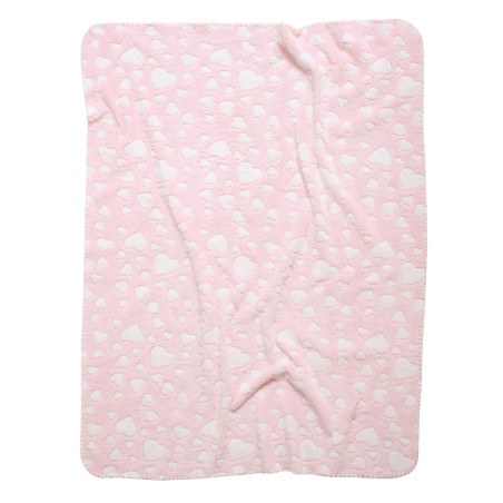 Κουβέρτα Fleece Αγκαλιάς Das Home 4907 Pink 75x100