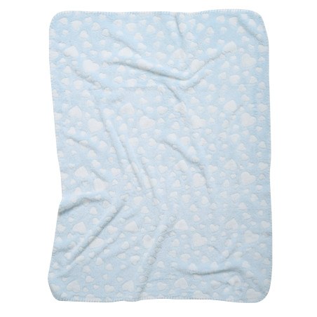 Κουβέρτα Fleece Αγκαλιάς Das Home 4908 Light Blue 75x100
