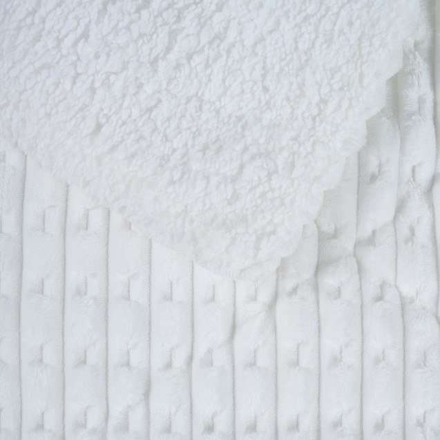 Κουβερτοπάπλωμα Υπέρδιπλο με Γούνα Sherpa Das...