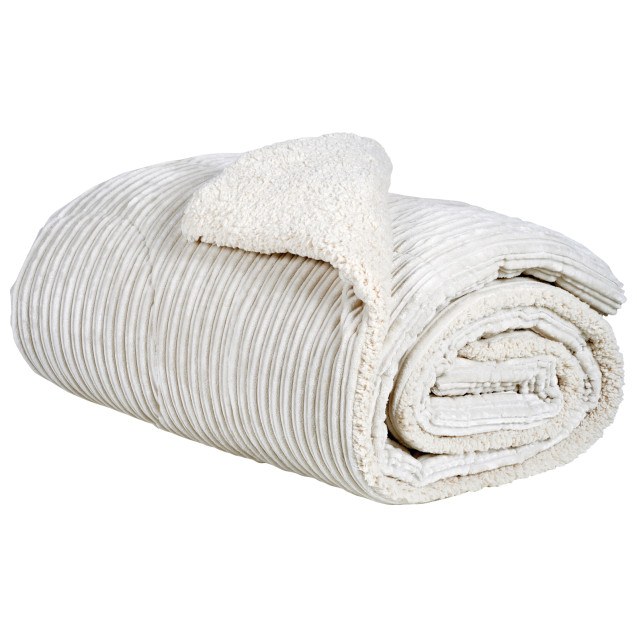 Κουβερτοπάπλωμα Μονό με Γούνα Sherpa Das Home...