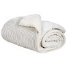 Κουβερτοπάπλωμα Μονό με Γούνα Sherpa Das Home 1178 Dusty Ivory 160x220