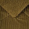 Κουβερτοπάπλωμα Υπέρδιπλο με Γούνα Sherpa Das Home 1180 Olive 220x240