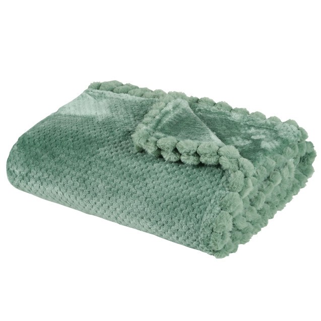 Κουβέρτα Fleece Καναπέ Das Home 1184 Dark Mint...