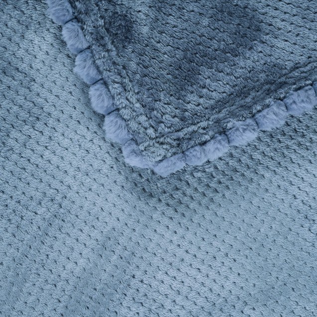 Κουβέρτα Fleece Μονή Das Home 1186 Dusty Blue...
