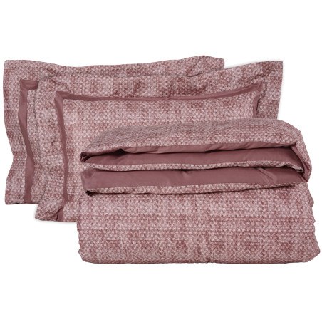 Σετ Σεντόνια Υπέρδιπλα 4 Τεμαχίων Das Home 1687 Dark Rose-Cream 240x270