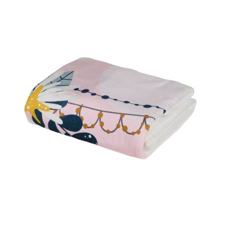 Κουβέρτα Fleece Μονή Das Home  4915 Light Blue-Pink-Mint 160x220