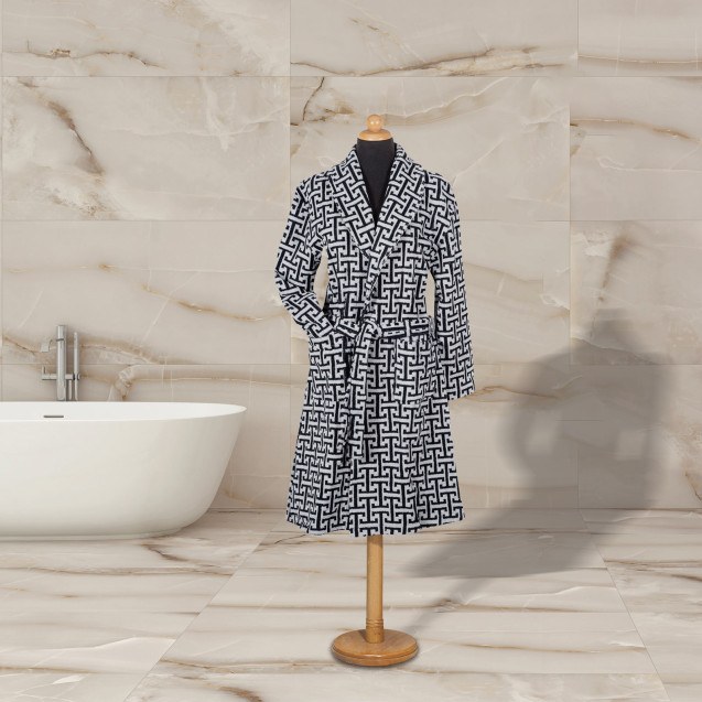 Μπουρνούζι Greenwich Polo Club 3094 Black-Grey...