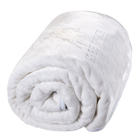 Κουβέρτα Βελουτέ Υπέρδιπλη Greenwich Polo Club 3470 White 220x240