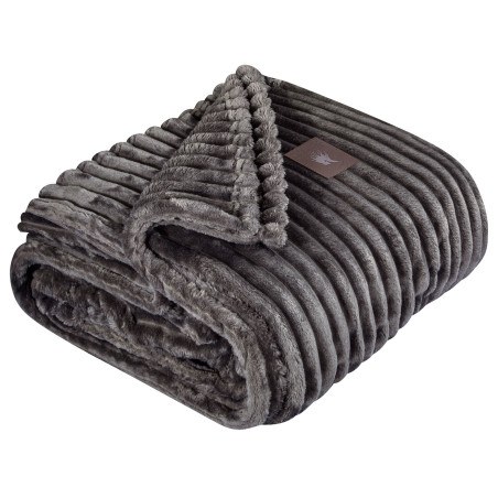 Κουβέρτα Fleece Υπέρδιπλη Greenwich Polo Club 3486 Grey 220x240