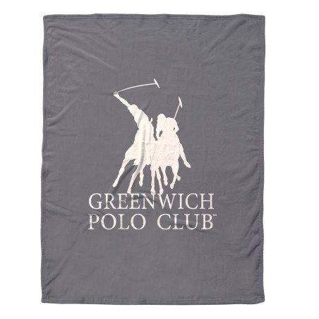 Κουβέρτα Fleece Υπέρδιπλη Greenwich Polo Club 3489 Grey 220x240