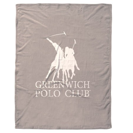 Κουβέρτα Fleece Μονή Greenwich Polo Club 3490 Taupe 160x240