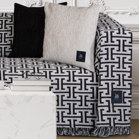 Ριχτάρι Τριθέσιου Greenwich Polo Club 3933 Grey-Black 180x300