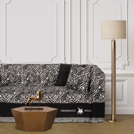 Μαξιλάρι Διακόσμησης Greenwich Polo Club 3935 Taupe-Black 40x40