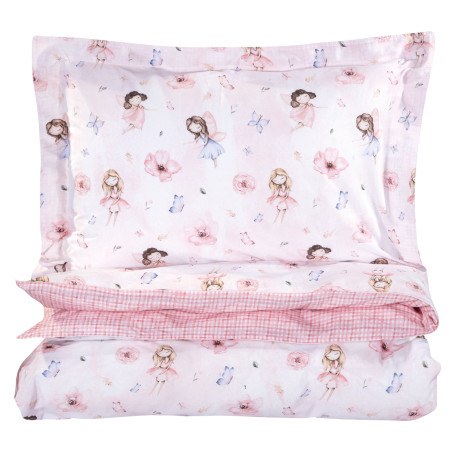 Σετ Παιδική Παπλωματοθήκη Μονή 2 Τεμαχίων Greenwich Polo Club 8849 Pink-Rose 160x240