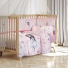 Κουβέρτα Fleece Κούνιας Greenwich Polo Club 8849 Pink-Light Purple 110x150