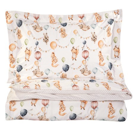 Σετ Παιδική Παπλωματοθήκη Μονή 2 Τεμαχίων Greenwich Polo Club 8850 Beige-Bordeaux-Ochre 160x240