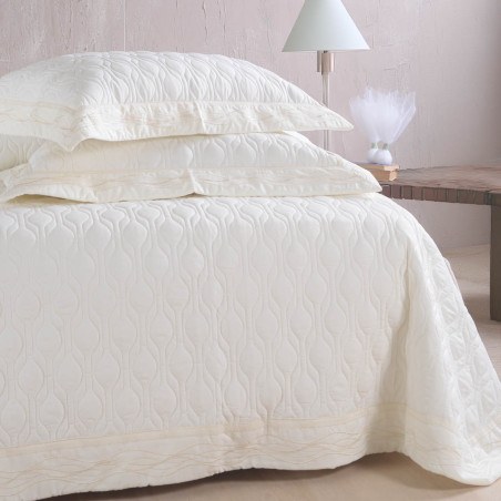 Σετ Κουβερλί Υπέρδιπλο 3 Τεμαχίων Rythmos  Ερυνν Εκρου 235x250