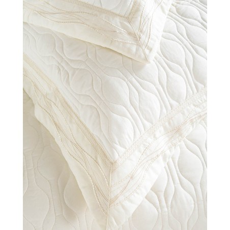 Σετ Κουβερλί Υπέρδιπλο 3 Τεμαχίων Rythmos  Ερυνν Λευκο 235x250