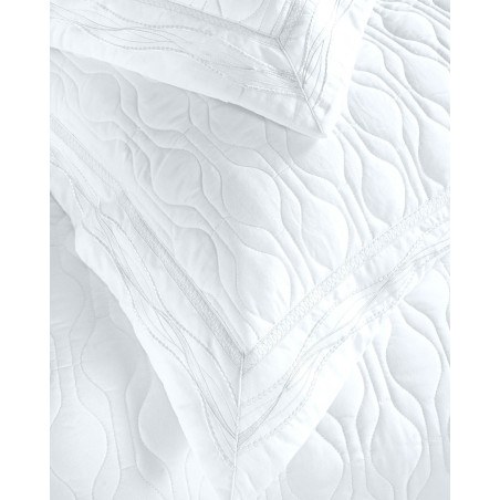 Σετ Κουβερλί και Σεντόνια Υπέρδιπλα 7 Τεμαχίων Rythmos Ερυνν Λευκο 240x260