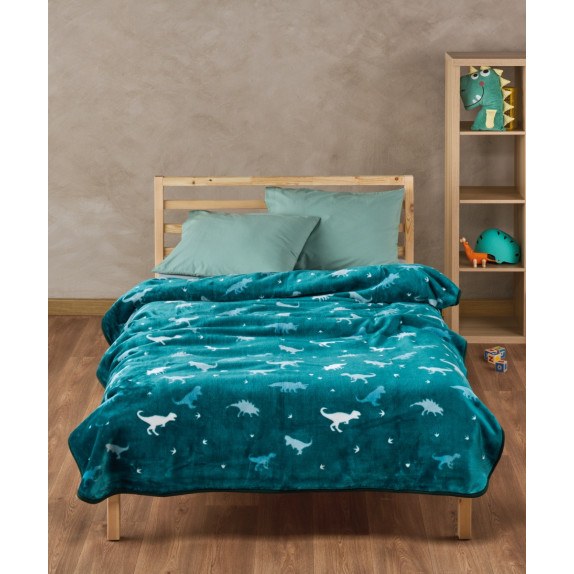 Παιδική Κουβέρτα Βελουτέ Μονή Kentia Balur 160x220