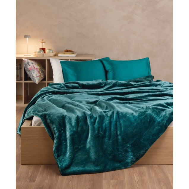 Κουβέρτα Βελουτέ Ημίδιπλη Kentia Bella 07 180x220