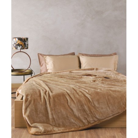 Κουβέρτα Βελουτέ Υπέρδιπλη Kentia Bella 28 220x240