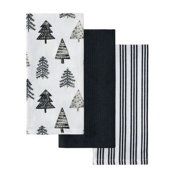 Σετ Πετσέτες Κουζίνας 3 Τεμαχίων Kentia Fazzy 2414 40x60