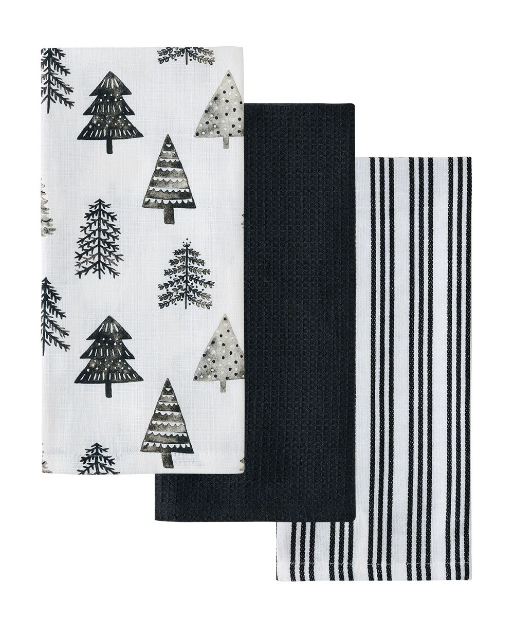 Σετ Πετσέτες Κουζίνας 3 Τεμαχίων Kentia Fazzy 2414 40x60