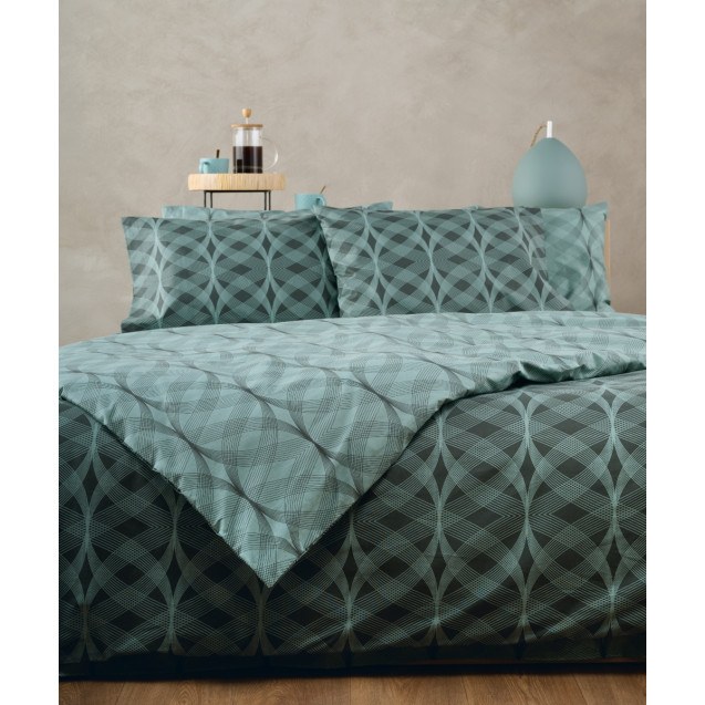 Σετ Παπλωματοθήκη Υπέρδιπλη 3 Τεμαχίων Kentia...