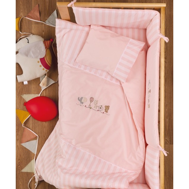 Σετ Παπλωματοθήκη Κούνιας 2 Τεμαχίων Kentia...