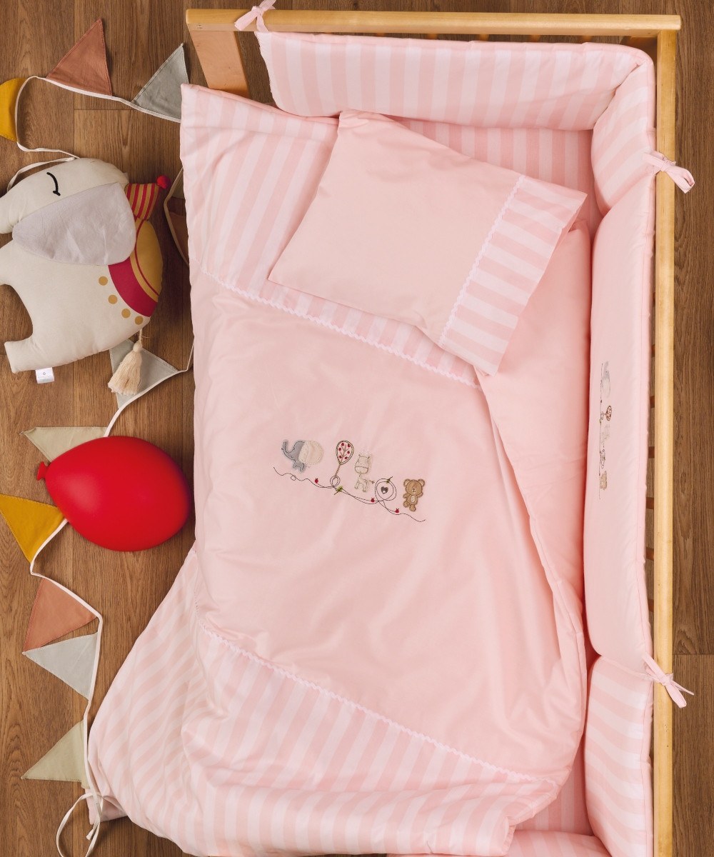 Σετ Παπλωματοθήκη Κούνιας 2 Τεμαχίων Kentia Marenia 100x140