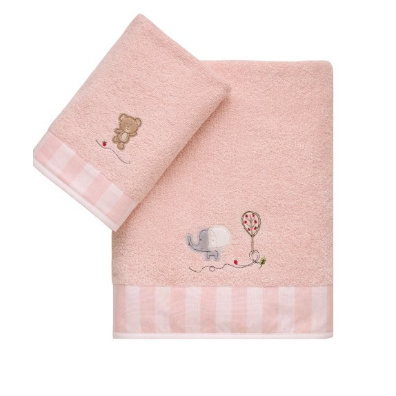 Σετ Βρεφικές Πετσέτες 2 Τεμαχίων Kentia Marenia 70x125