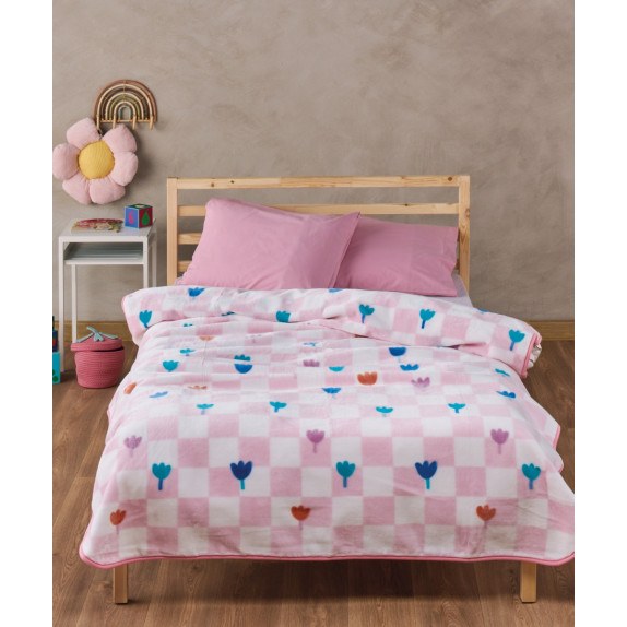Παιδική Κουβέρτα Βελουτέ Μονή Kentia Peggy 160x220
